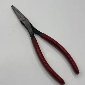 Proto J227g Professional Duckbill Pliers Flat Nose 8 Inch Red Handles Usa