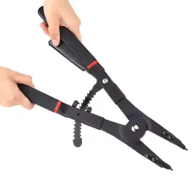 St-09002 Qiilu Snap Pliers Universal Circlip Tool Set Retaining With Replaceme