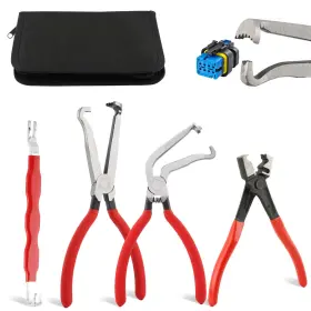 Quivorant 22434224 4pcs Electrical Disconnect Pliers For Cars Straight And 60 4pack Chrome