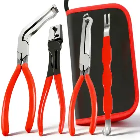 Rhevosil-475101 Rhevosil 4-piece Electrical Disconnect Pliers Set Connector Removal Tool Kit