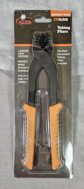 Tp14316 S.u.r&r S.u.r.&r Tubing Tube Straightener And Bending Pliers 3/16 Inch To 1/4 Sur&r