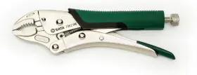 St70621me Sata 70621 Curved Jaw Locking Plier 7 Inch - Green