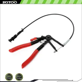 Scitoo Cb10712te229s 24ftftflexible Long Reach Hose Clamp Pliers Remote Action Cable Type Repair Tools
