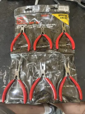 Sears 45027 Nos 6 Piece Precision Plier Set New