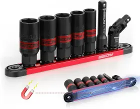 84090 Sedy 7-piece 3/8ftft-drive Spark Plug Socket Set Impact With
