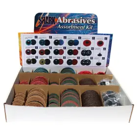 X17.75 Shark Industries 16403 Abrasive Assortment Kit Display 13.75 Inch