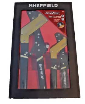 9808 Sheffield Sheffielf Tools 2 Piece Self-adjusting Locking Pliers 9 Inch And 6