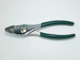 7265 Sk S-k Tools Usa - Slip Joint Pliers 6-1/2 Inch Green Handles