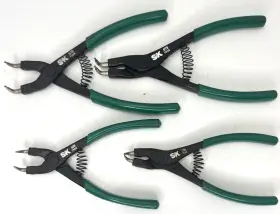 7675 Sk 4 Pcs Suregrip 90 Tip Retaining Snap Ring Plier Sets Made In France