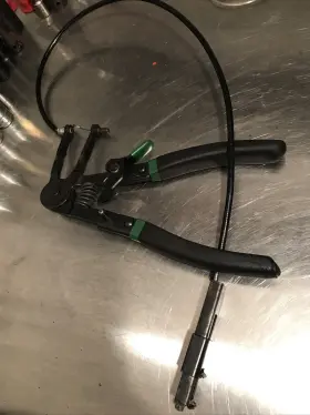90245 Sk Hand Tool Flex-cable Hose Clamp Pliers Don T See This Every Day