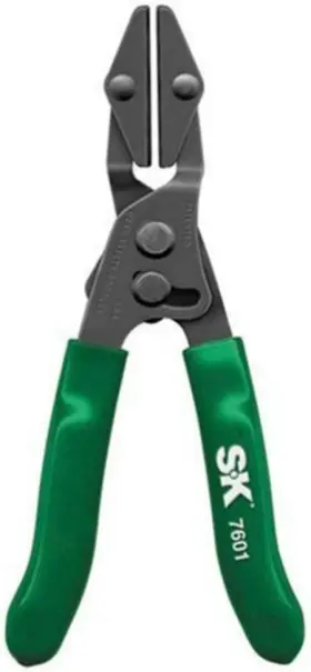 Skt7601 Sk Tools Usa 3/4 Inch Capacity 5.5 Long Mini Hose Pinch Pliers Grey Green