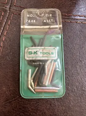 Sk Tools No-7648 Vintage S.k Replacement Tip Set For Retaining Ring Pliers Sku#7648