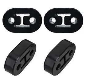Skdorpfm 782932409594 4 Pcs 2 Hole Exhaust Hanger Rubber Universal Size Diameter 0.47inch 12mm