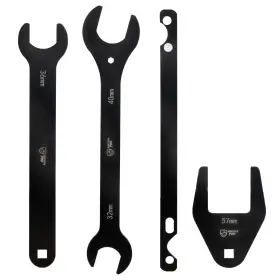 Smotivepro St162216 4-piece Fan Clutch Removal Tool 4pcs Wrench Set Black