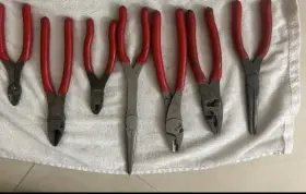 1234567 Snap-on Tools 7pc Pliers Cutters Crimpers Stippers Set