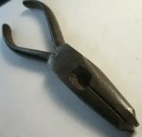 196c Snap-on Customized 6.5 Inch Long Needle Nose Pliers Altered Tip See Pictures