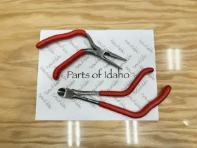812aep Snap-on 196ep Tools Rare Pistol Grip Pliers And Cutters 2pc Lot Set Used