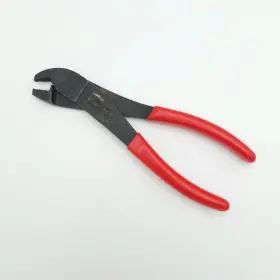 208acp Snap-on Angle Nose Battery Terminal Pliers Red Handle Made In Usa Tool