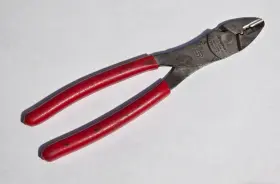 29acfr Snap-on 29acf Tools Red Soft Grip 9 Inch Wire Terminal Cutter Crimping Plier