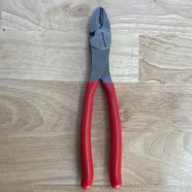 29cf-29acf Snap-on 9 Inch Wire Terminal Crimping Cutting Pliers Tool Red Handle 29cf Usa