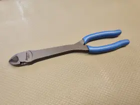 312cfpb Snap-on 312cf Tools Usa Rare Pearl Blue 11 Vectoredge Heavy-duty Diagonal Cutter