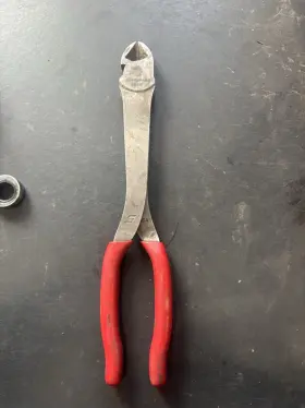 31c2f Snap-on 11 Inch Vectoredge Heavy-dutydiagonal Cutter Red
