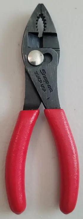 35acp-usa Snap-on Tools 35acp 5 Inch Pliers Red Handle Usa Vendange