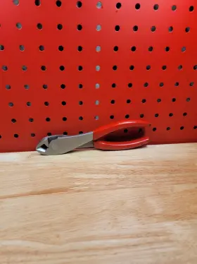 387bcp Snap-on Tools Heavy Duty Diagonal Side Wire Cutters Pliers Red Handles