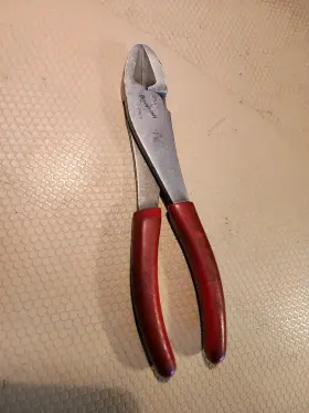 388bcp Snap-on Diagonal Wire Cutter Pliers Angled Side Cut Cotter Pin Puller 8 Inch