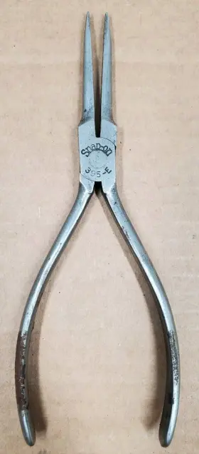 395-e Snap-on Vintage 395e Needle Nose Pliers Usa