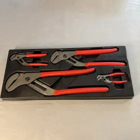 404acp Snap-on 4 Pc Adjustable Joint Pliers Set