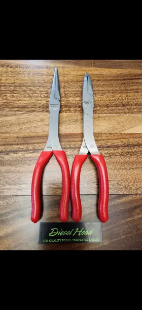 908cf Snap-on 408cf New Tools 2 Piece Needle Nose Plier Set - And Free Shipping