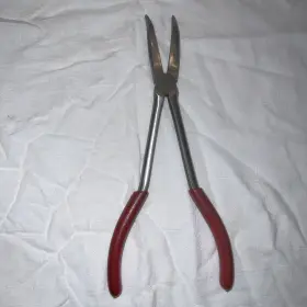 41118cp Snap-on 11 Inch Curved Needle Nose Pliers #4118cp