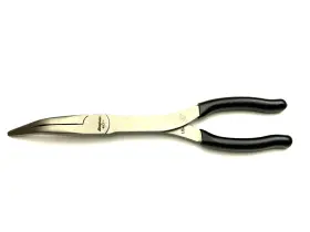 411cfbk Snap-on 411cf Tools New Black Soft Grip 11 Inch Long Neck 35 Bent Nose Pliers Usa