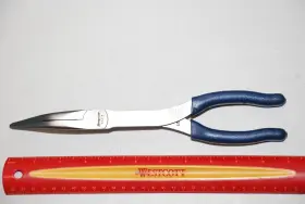 411cfmb Snap-on 411cf New Ships For Free 11 Inch Talon Grip Long-neck 35 Bent Needle Nose Pliers