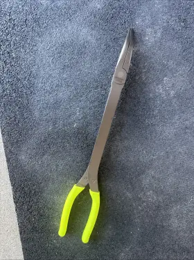 415cfhv Snap-on For 415cf 15 Inch Long-neck 35 Bent Needle Nose Pliers Hv Yellow