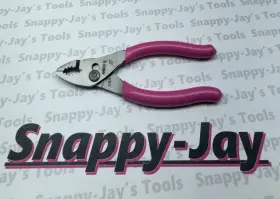 44bcfep Snap-on 44acf 44bcf Tools New Electric Pink 4 Inch Soft Grip Mini Combo Slip Joint Pliers