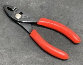 44acp-46acf Snap-on New Tools 4.5 Inch Red/black Talon Soft Grip Slip-joint Pliers 44acp