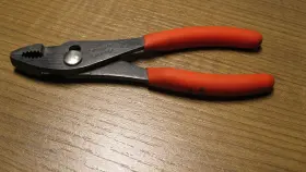 45acp Snap-on Tools 5 3/4 Inch Long Combination Slip Joint Pliers Red Usa