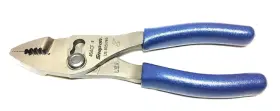 46acfmb Snap-on 46acf Tools New Power Blue 6 Inch Soft Grip Combo Slip-joint Plier Usa