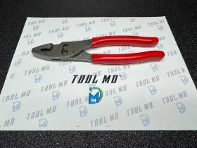 47acfr Snap-on 47acf Tools Usa New 8 Inch Red Combination Slip Joint Pliers