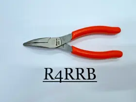 495cfo Snap-on 495cf Tools Usa New Orange 6 Inch Soft Grip 35 Bent Needle Nose Pliers