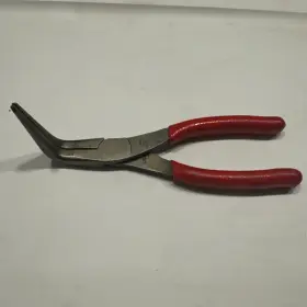 497acf-2 Snap-on Tools Talon Grip 497cf 90 Curved 7-1/2 Inch Needle Nose Pliers