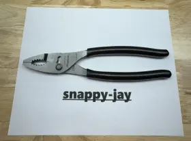 49acfbk Snap-on 49acf Tools New Black Soft Grip 9 Inch Talon Combo Slip Joint Pliers