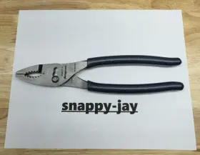 49acfmb Snap-on 49acf Tools Usa New Power Blue Soft Grip 9 Inch Combo Slip Joint Pliers