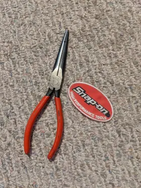 597cp Snap-on Red Handled Needle Nose Pliers Model Number