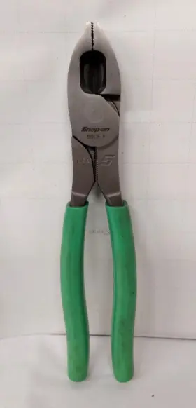 59cf-59cfg Snap-on Pre-owned 59cf Green 9 Inch Soft Grip Hd Combination Linemans Pliers Usa