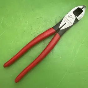 59hlp Snap-on Hand Tools Usa Heavy Duty Red Grip 9.5 Inch Long Lineman Pliers Mpn
