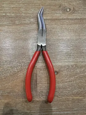 697cp Snap-on Curved Needle Nose Pliers 8 Inch Rare