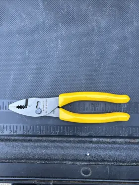 Sv-6192 Snap-on 6v-6192 Cat Tools Caterpillar By Large 8 Inch Slip Joint Plier Yellow Rare